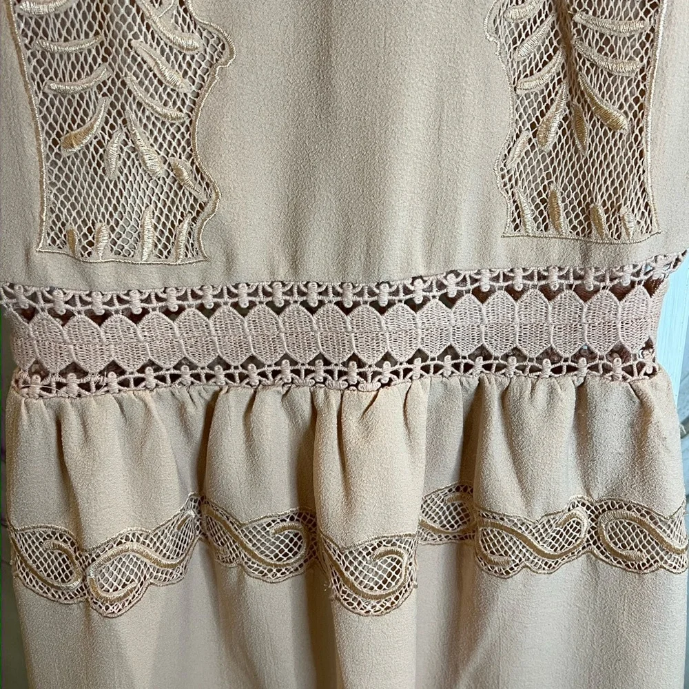 NWOT Ark & Co Womens Embroidered Lace Boho Dress - So Cute! - Picture 7 of 12